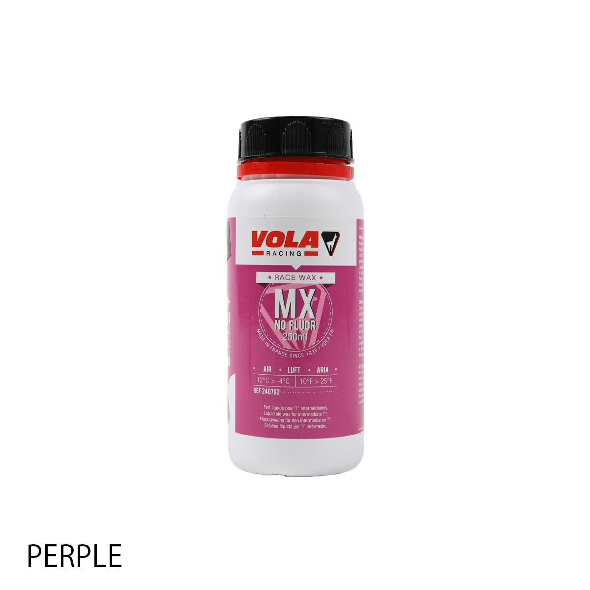 最新　VOLA　MX-E　リキッド　紫　250ml　toko holmenkol VOLA > SPORT > WAX > MX-E > MX-E Violet