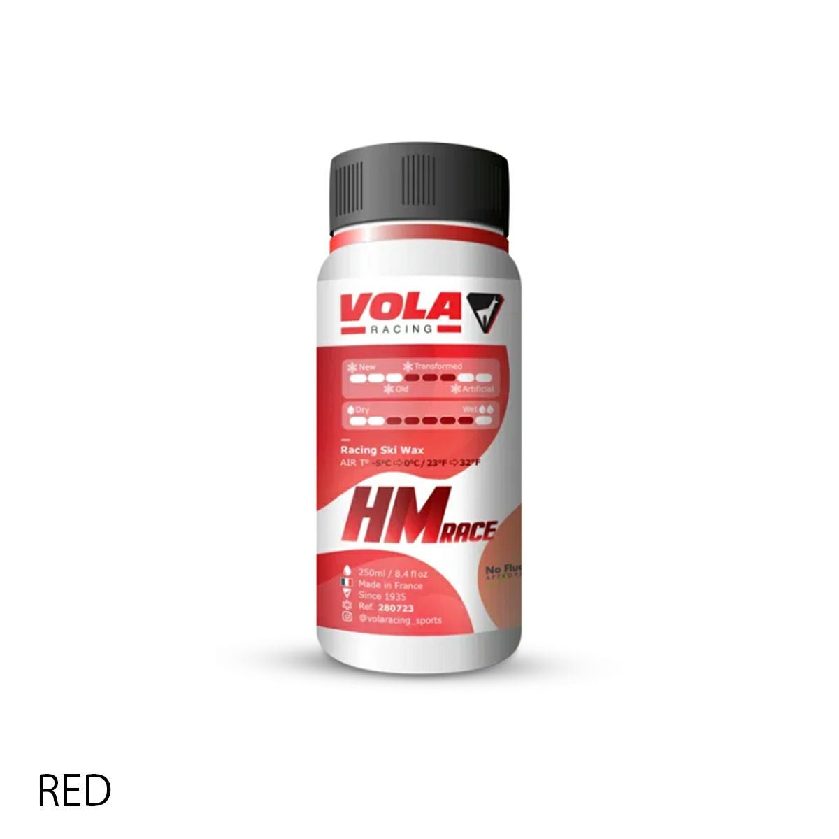 VOLA　HM RACE　リキッド　赤　100ml　swix holmenkol VOLA ボラ リキッド ワックス HM Race RED 250ml 液体 スキー