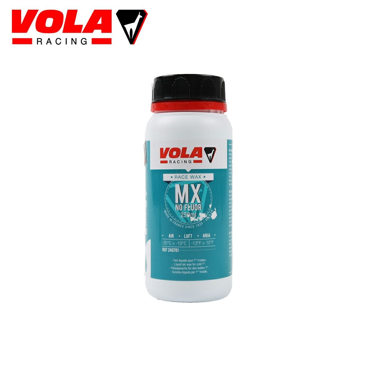 VOLA ボラ リキッド ワックス MX NO FLUOR RED 250ml 液体 スキー