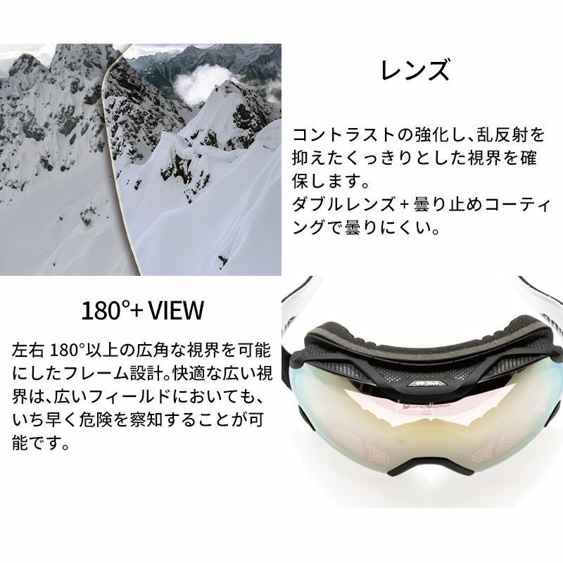 スキーゴーグル アルピナ ゴーグル ALPINA メンズ レディース ＜2025