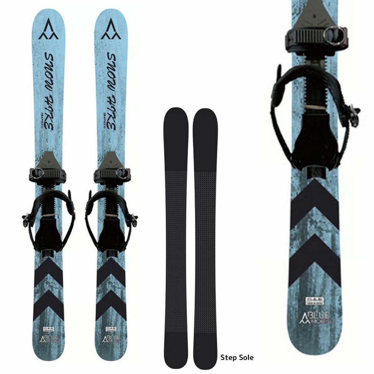  HIKE/Bluemoris×秀岳荘/スキー板/128cm Bluemoris ブルーモリス スキー板 メンズ レディース ＜2024＞ SNOW