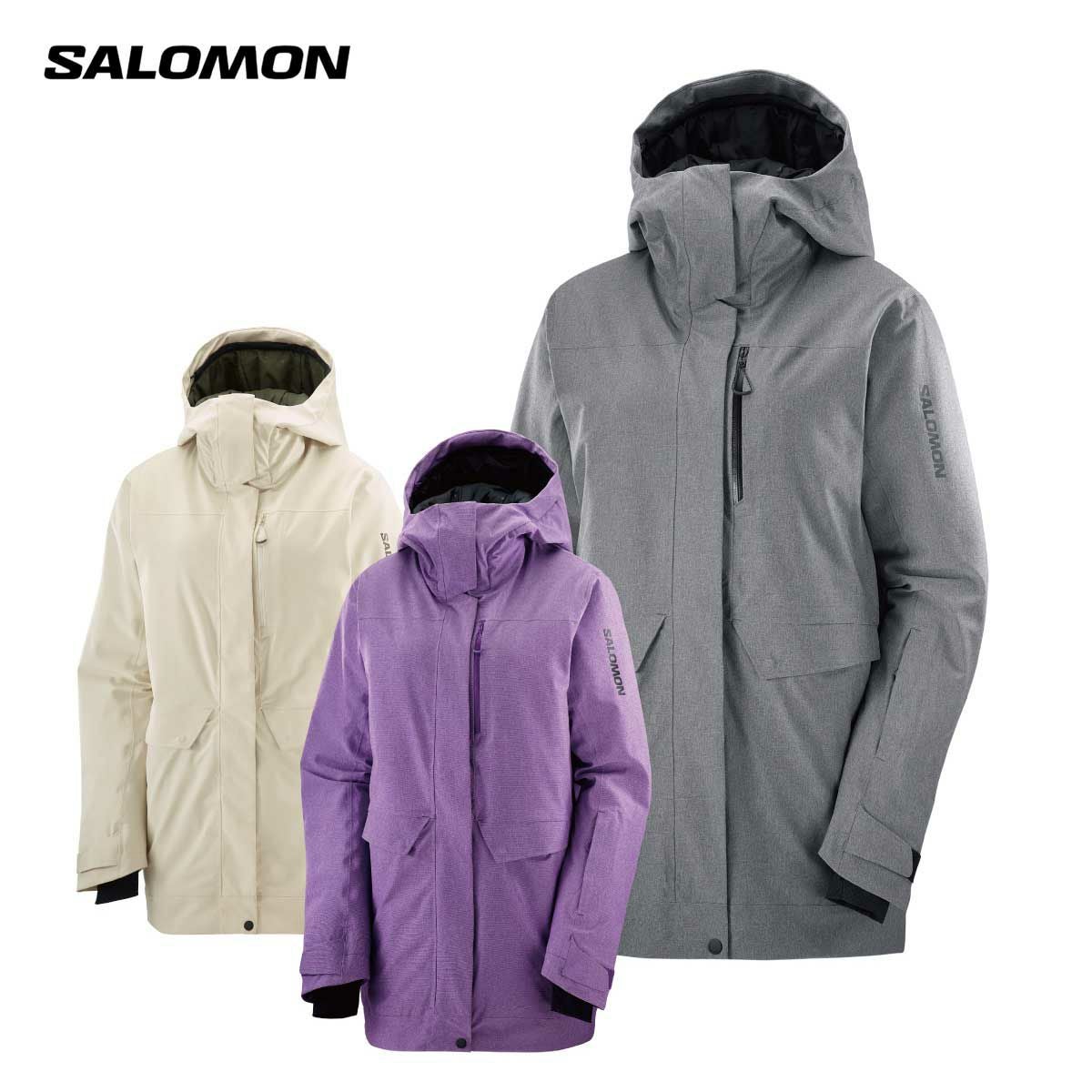 スキーウェア レディース スキージャケット サロモン SALOMON ＜2024
