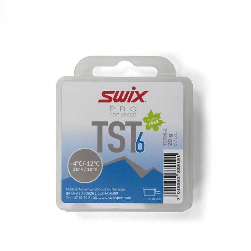 SWIX スウィックス ワックス TST06 TS ターボブルー 20g 固形 TS6 なら