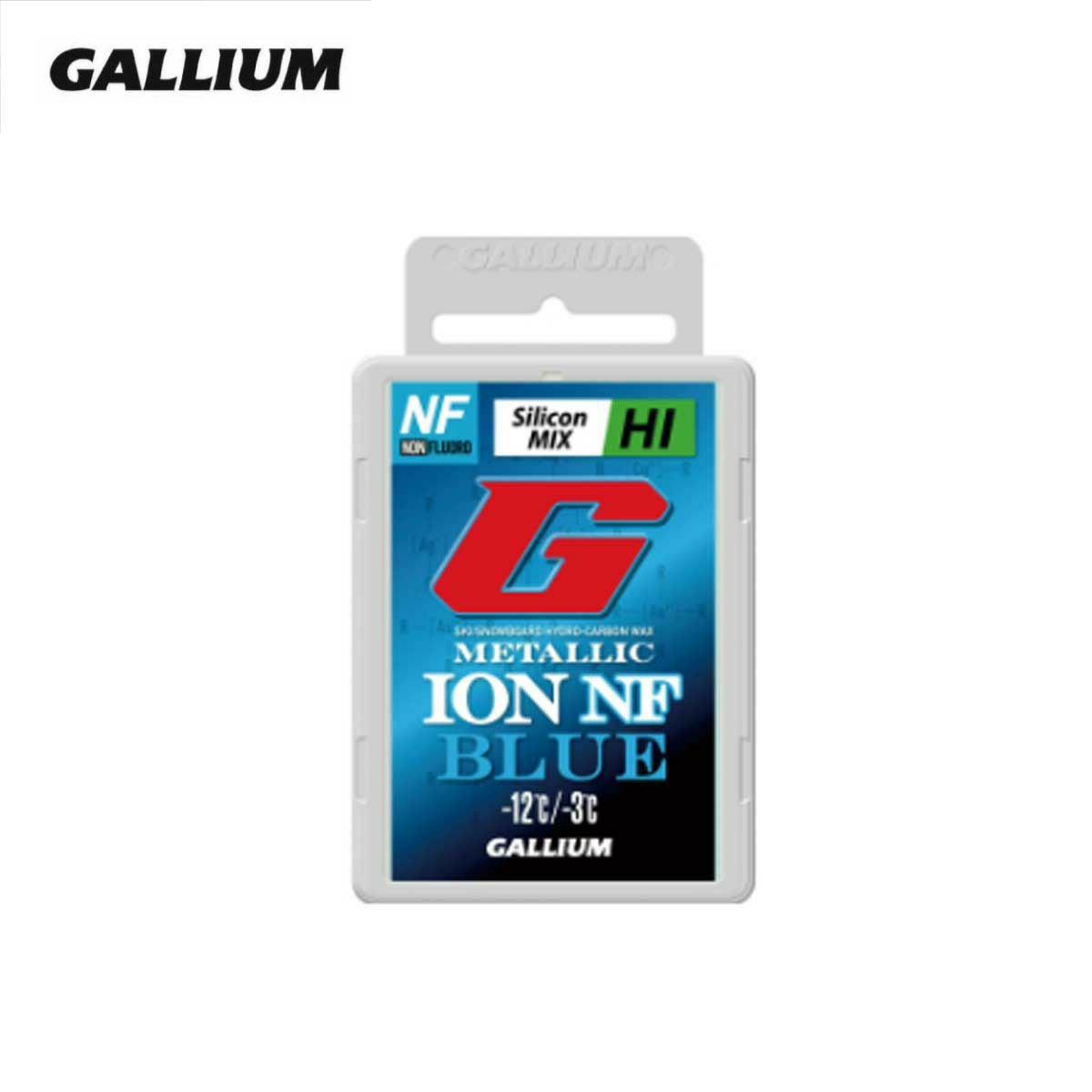 ガリウムメタリックイオンハイフッ素入りワックス GALLIUM ガリウム ワックス ＜2025＞ METALLIC ION NF BLUE / 50g