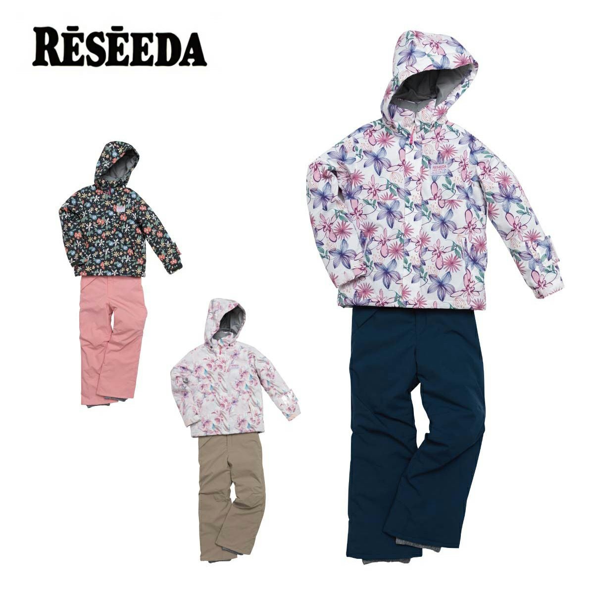 RESEEDA　スキーウェア　120cm　セット スキーウェア キッズ スノーウェア ジュニア レセーダ RESEEDA 上下
