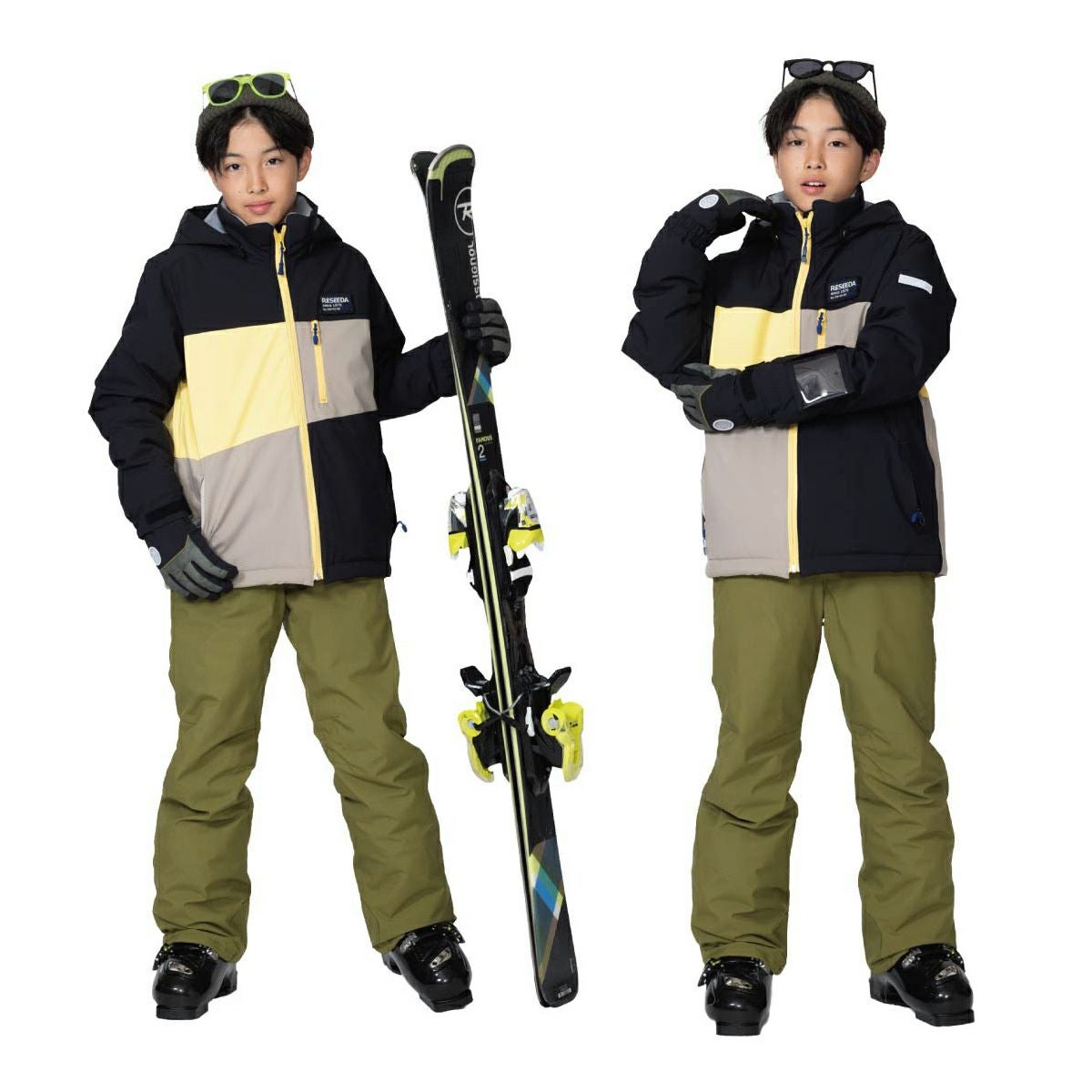 スキーウェア キッズ スノーウェア ジュニア レセーダ RESEEDA 上下