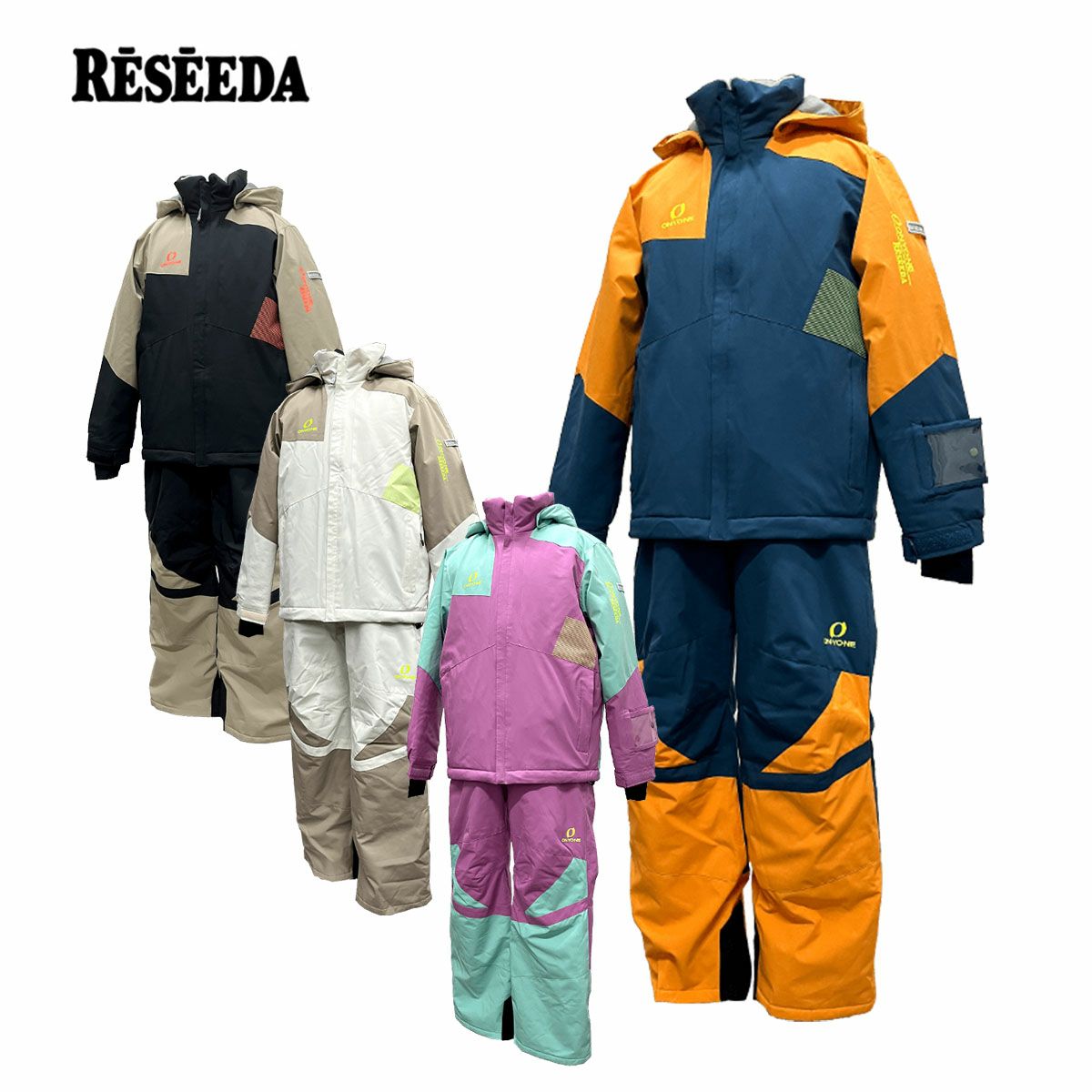 新品未使用 RESEEDA スノーウェア 上下セット レセーダ（RESEEDA）（キッズ）トドラー スノースーツ 上下セット