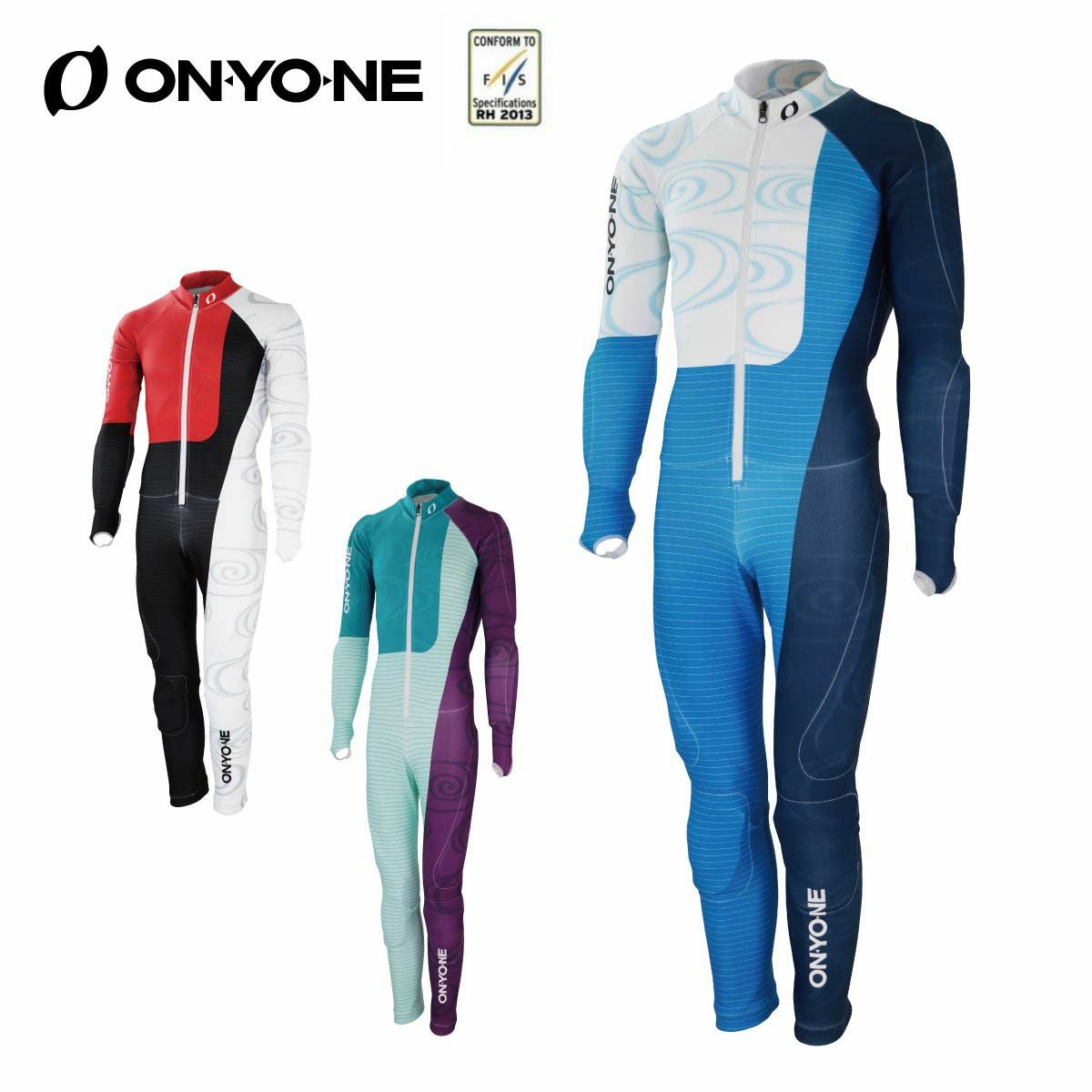 ONYONE スキー GSレーシングスーツ 青黒　ワンピース スキー ONYONE オンヨネ GSワンピース メンズ レディース 2025 GS