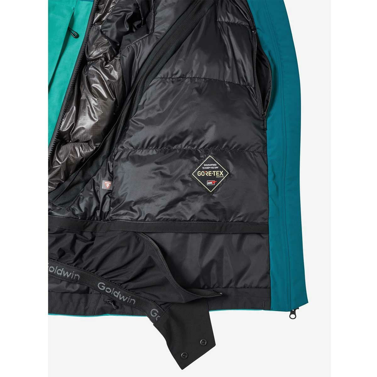 Goldwin スキーウェア cv(グリーン) gore-tex asiaXXL スキーウェア ゴールドウイン メンズ スキージャケット Goldwin