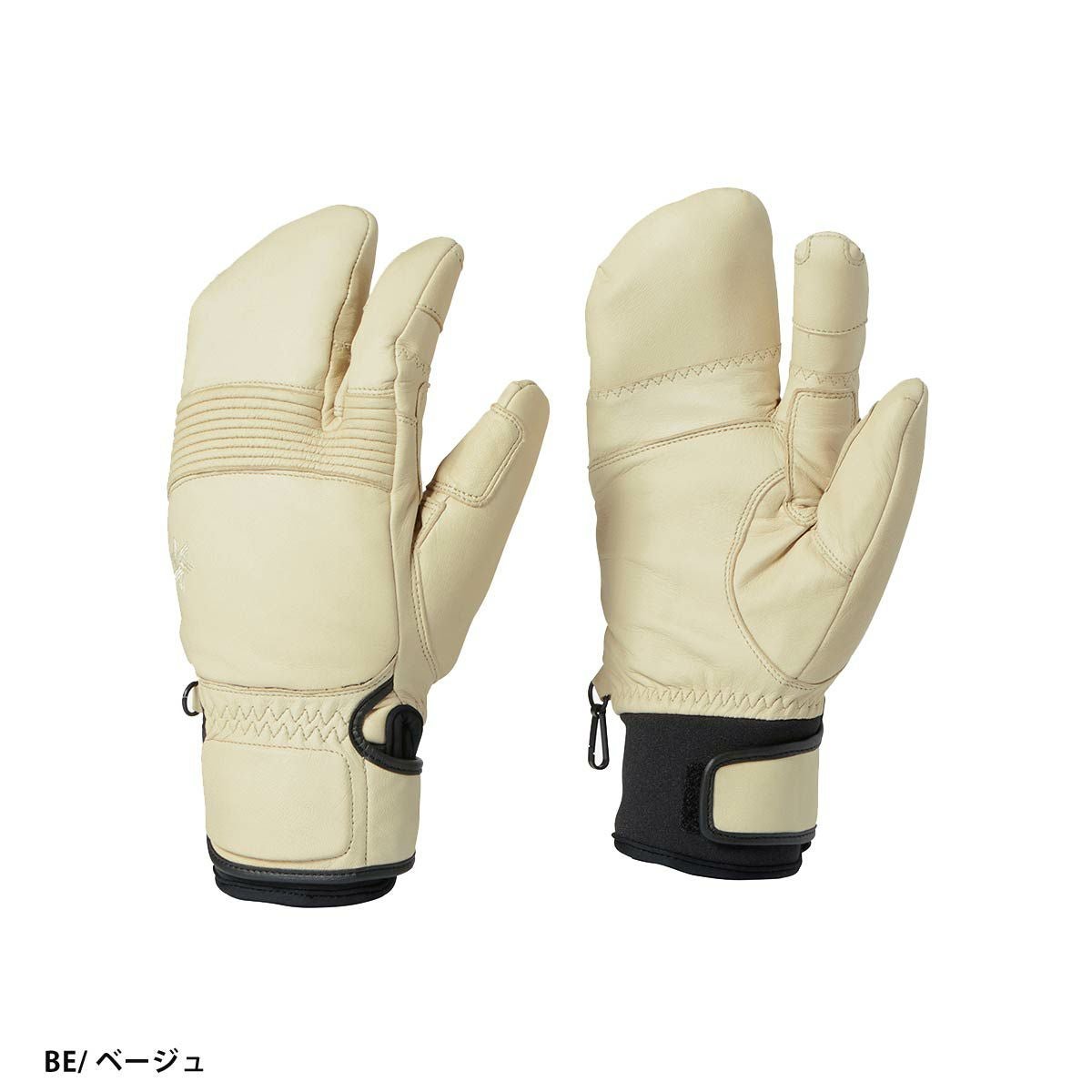 GOLDWIN ゴールドウイン スキーグローブ メンズ 2025 Leather 3-finger