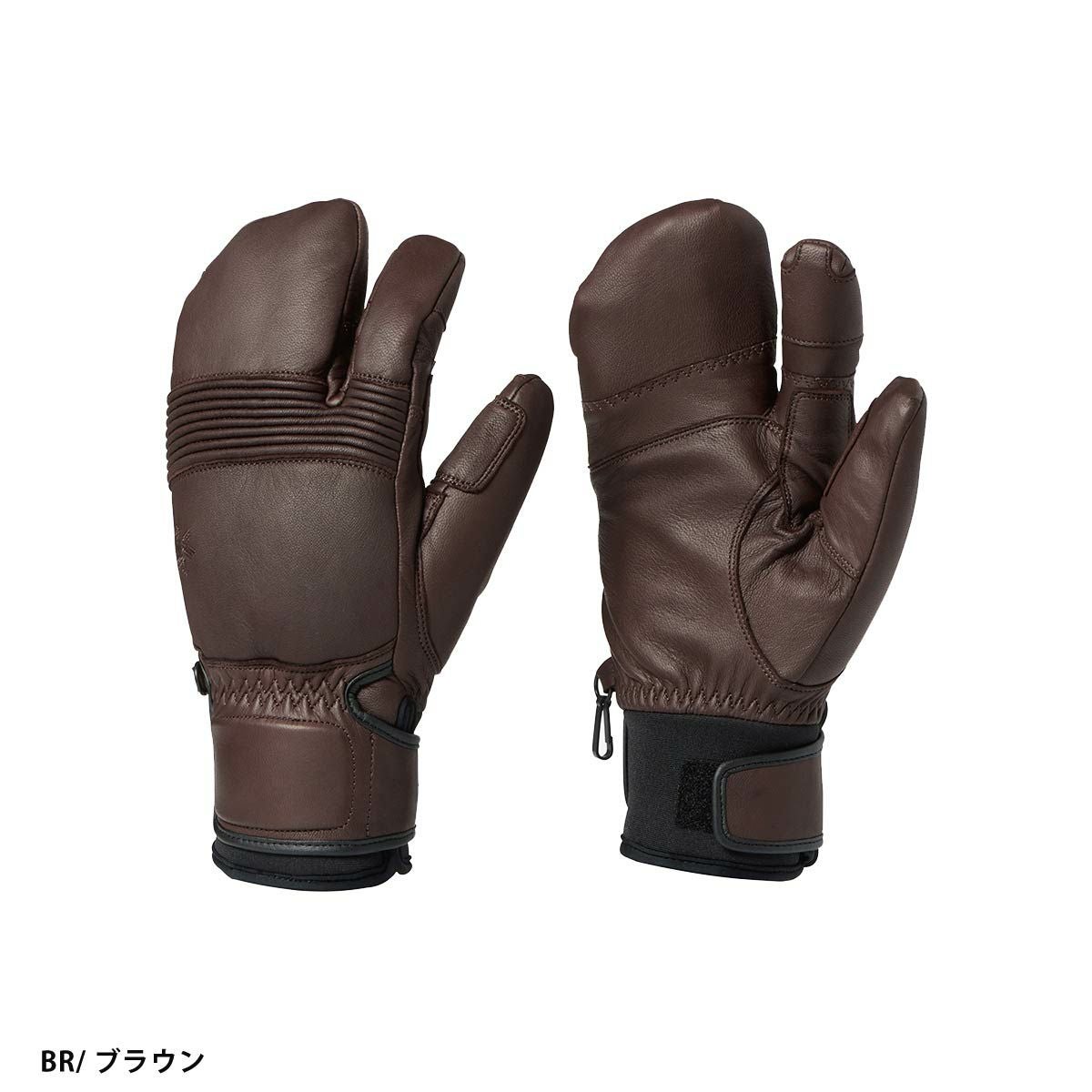 GOLDWIN ゴールドウイン スキーグローブ メンズ 2025 Leather 3-finger