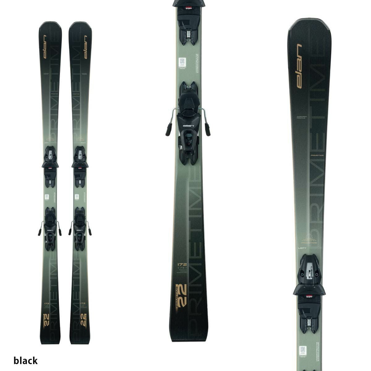 ELAN エラン スキー板 メンズ レディース 2025 PRIMETIME 22 BLACK
