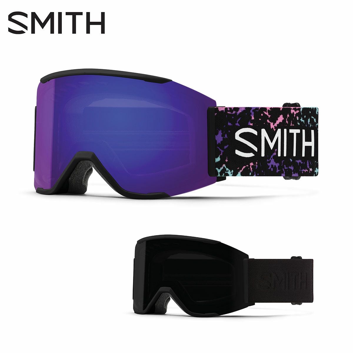 SMITH ゴーグル 紫レンズ グレー スキーゴーグル スミス ゴーグル smith スキー メンズ レディース 2025