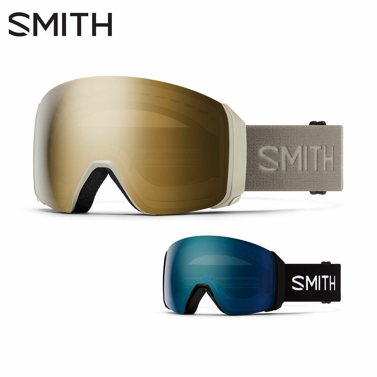 【美品】スミス　SMITH ゴーグル スノーボード ゴーグル スミス SMITH PREVIEW BLACK 25-26 日本正規品