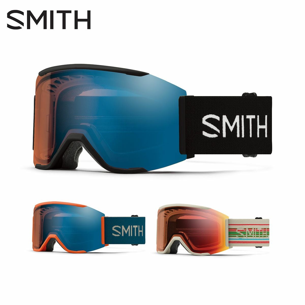 スキーゴーグル スミス ゴーグル smith メンズ レディース 2025 SQUAD