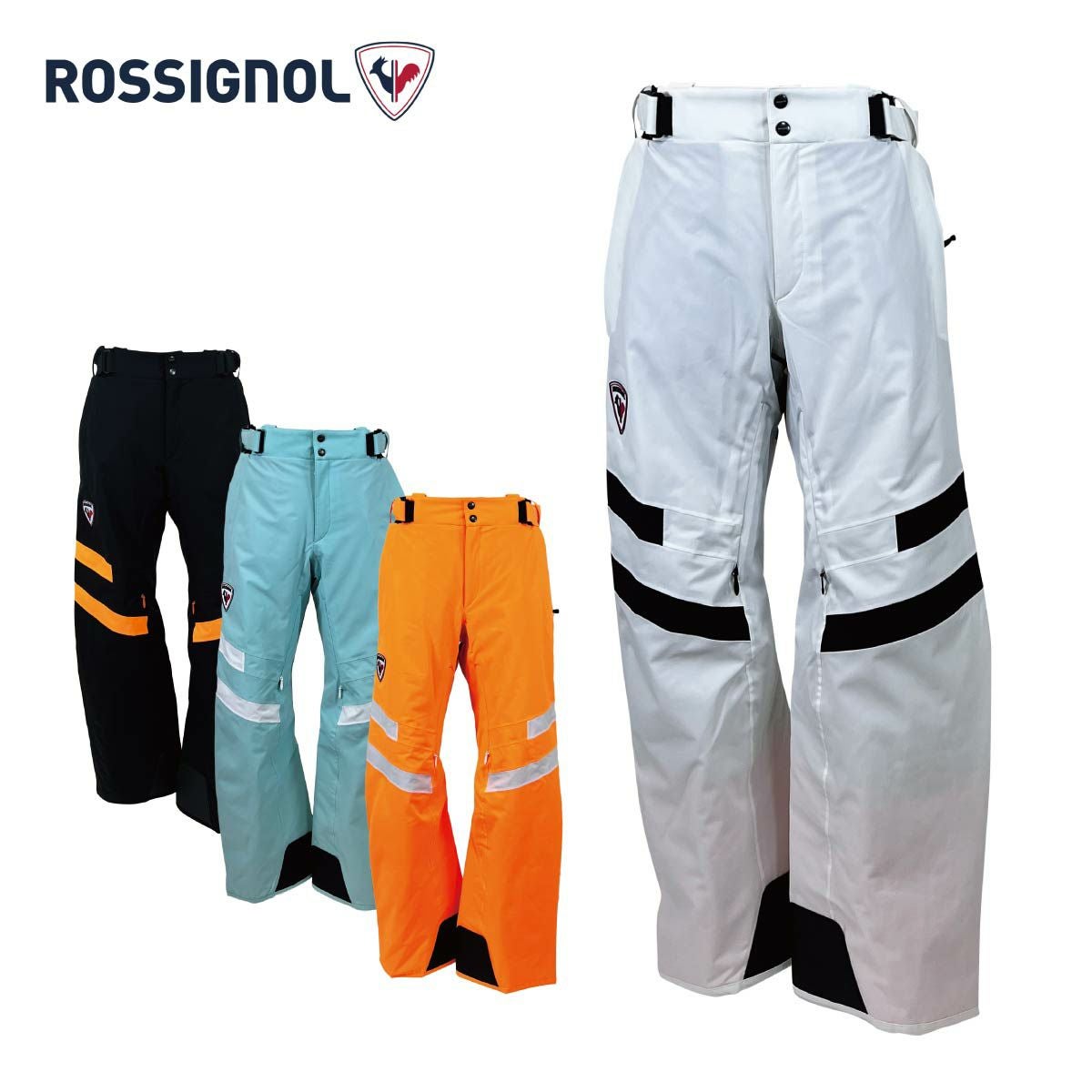 【セール中】ロシニョール　チーム限定ジャケットMサイズ、パンツSサイズ　セット ROSSIGNOL（ロシニョール） スキーウエア デモチーム セット ブラック