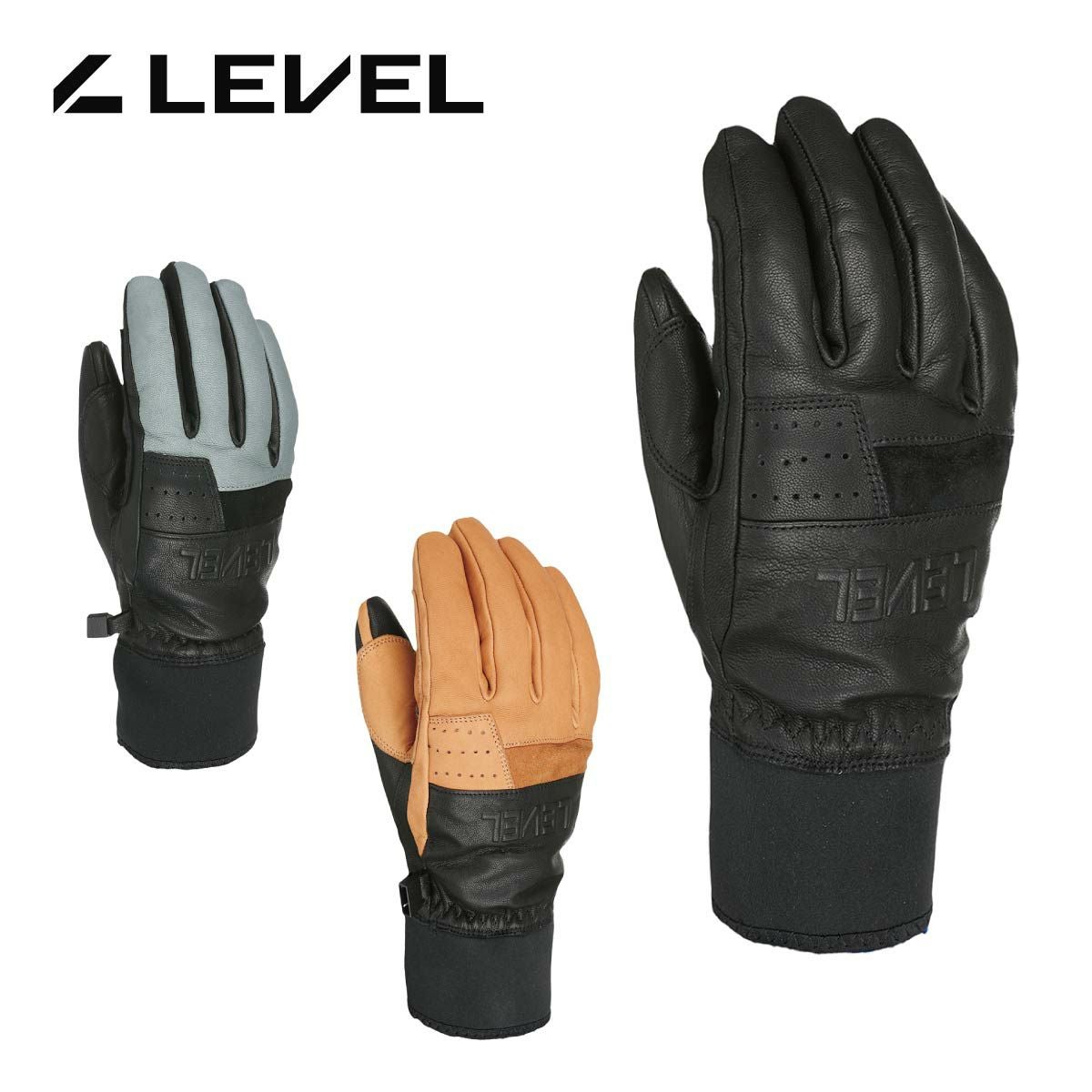 スキー板と新品グローブ 26 LEVEL レベル WORLDCUP CF 3004UG 70 yellow-blue スキーグローブ