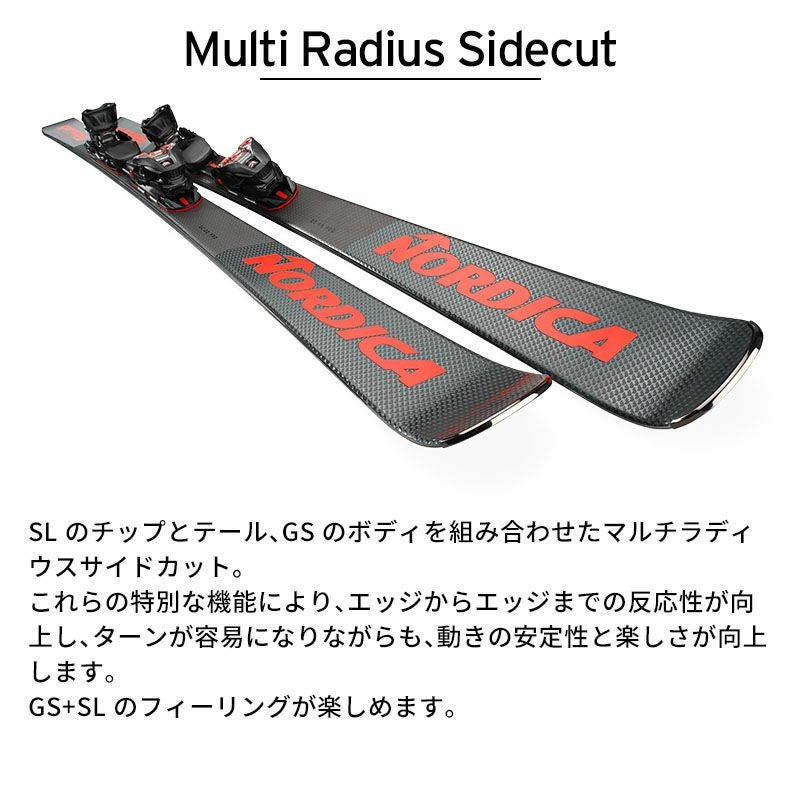 NORDICA ノルディカ スキー板 メンズ レディース 2025 Spitfire DC 68