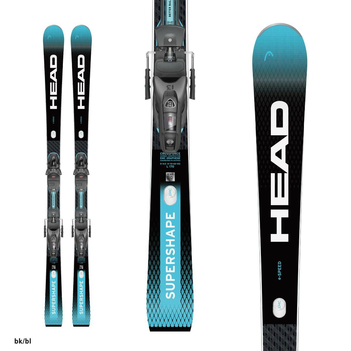 (交渉中)　HEAD  SUPER  SHAPE   163cm HEAD ヘッド スキー板 メンズ レディース 2025 Supershape e-Speed SW