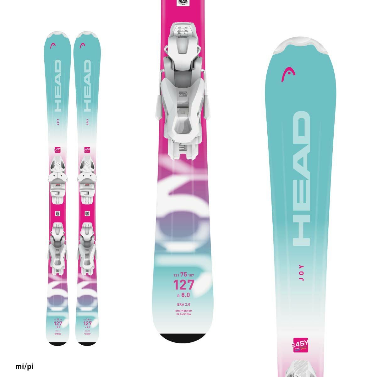 HEAD JOY スキー板 117cm 21/22モデル 子供用 ジュニア用 【公式通販】