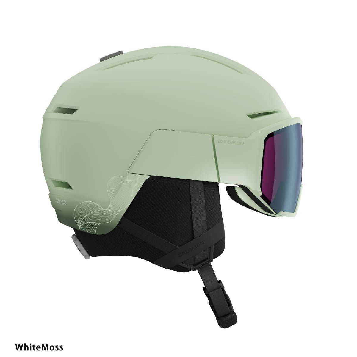 SALOMON OSMO SIGMAグレー （Ebony）スキー ヘルメット Salomon Osmo Sigma Ski/Snowboard Helmet