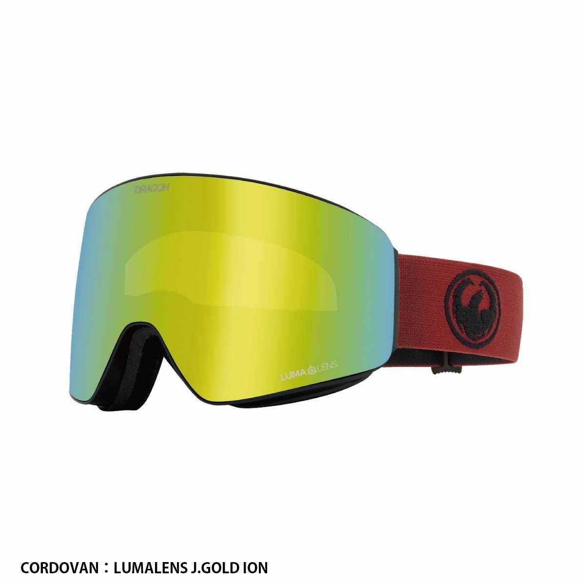 DRAGON フレームレスゴーグル ミラーグリーン PXV 25-26 DRAGON ドラゴン ゴーグル LUMALENS GOGGLE ヘルメット対応