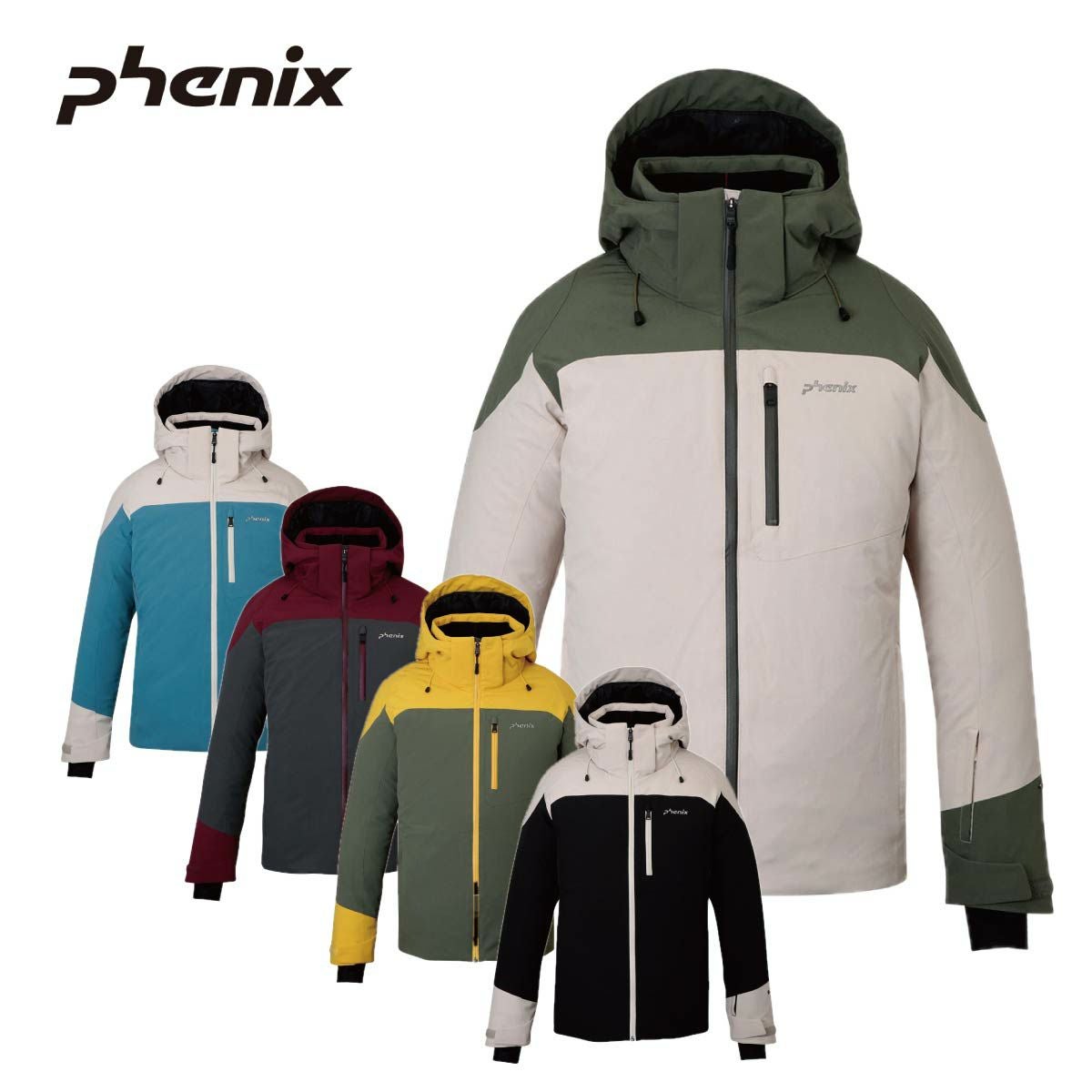 PHENIX メンズ　フェニックス　ライオンプリント　スノーボードウェアM フェニックス（PHENIX） スキーウェア メンズ 上下セット ＜2025