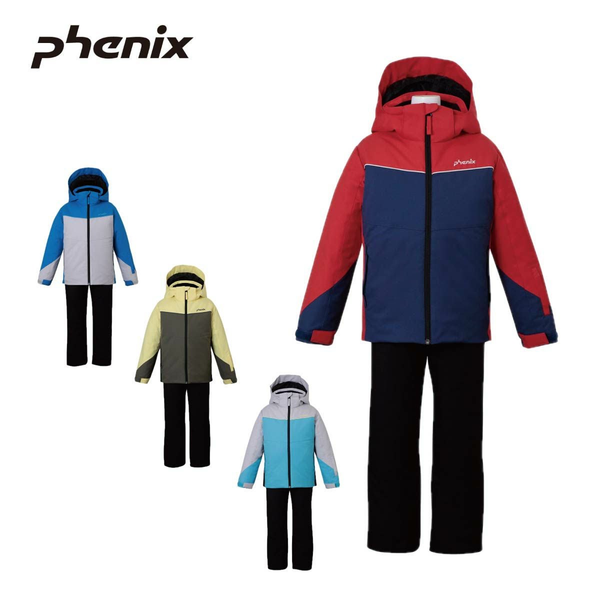 美品☆phenix☆フェニックス☆スキーウェア☆上下セット☆160☆スノーウエア フェニックス（PHENIX） スキーウェア キッズ 子供 上下セット スノー