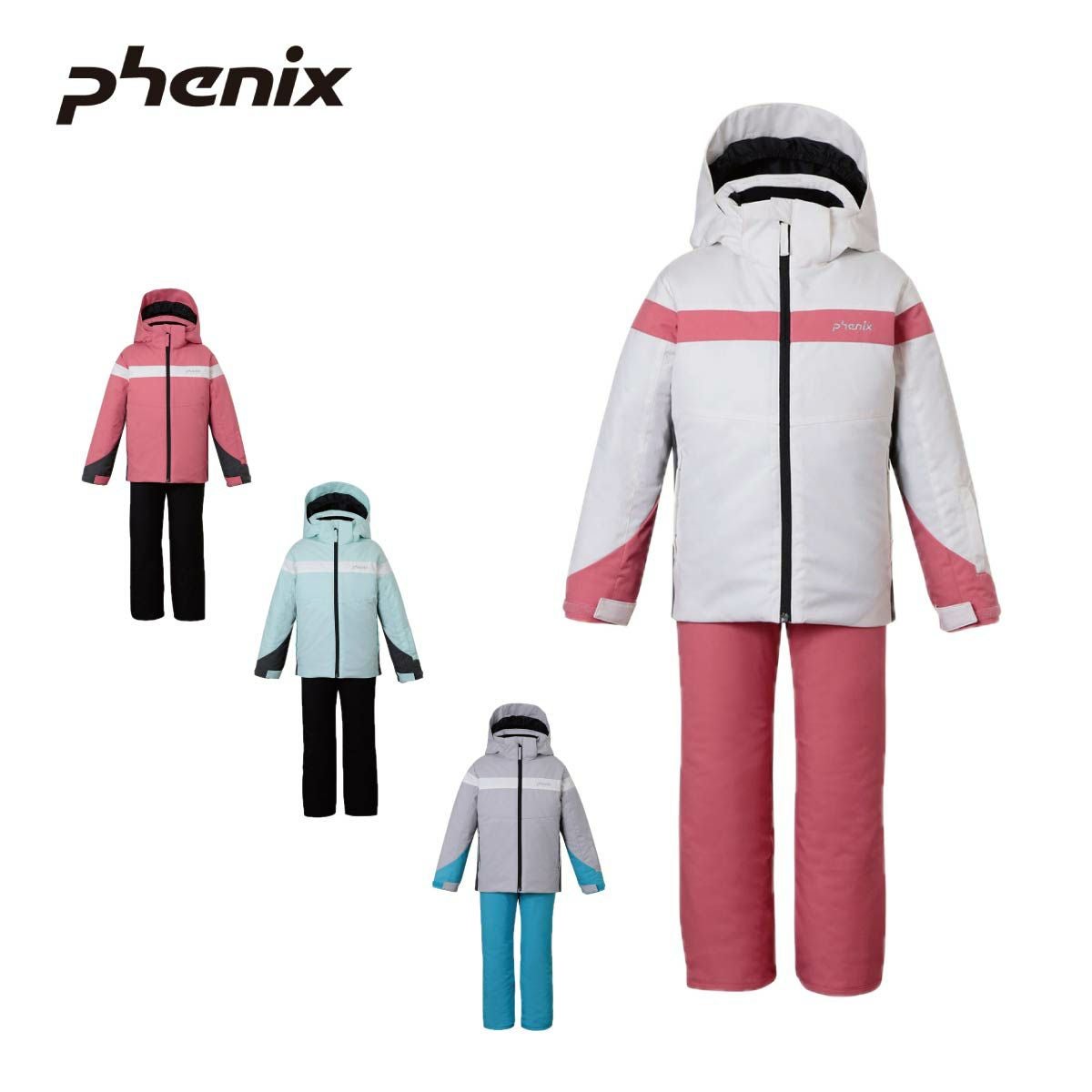 美品☆phenix☆フェニックス☆スキーウェア☆上下セット☆160☆スノーウエア フェニックス（PHENIX） スキーウェア キッズ 子供 上下セット スノー