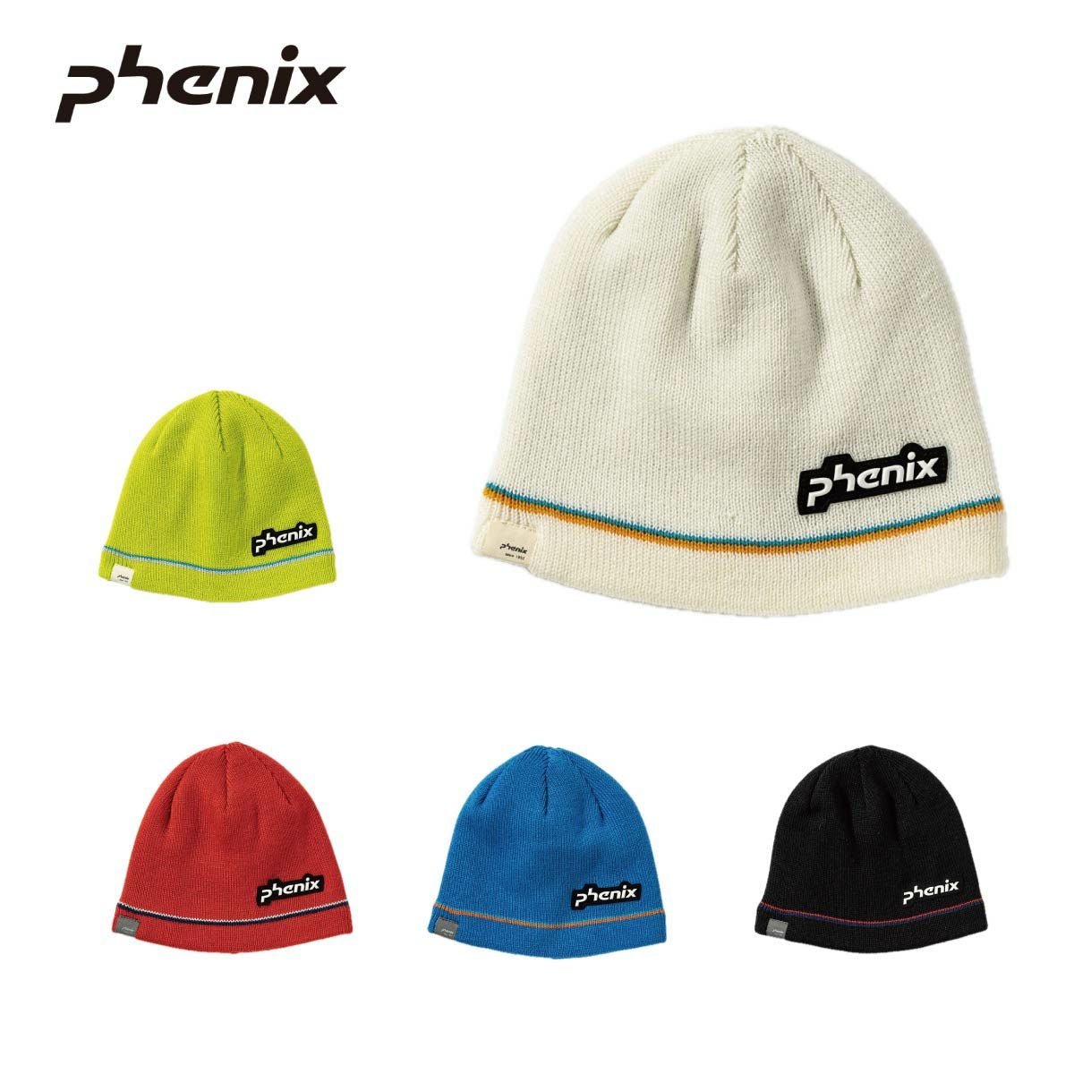 フェニックス　レディース　スノーボードウェア　M　ブラウン　ベージュ　ニット帽 MENS】スキーウェア ニットキャップ Time Space Knit Hat / ACC