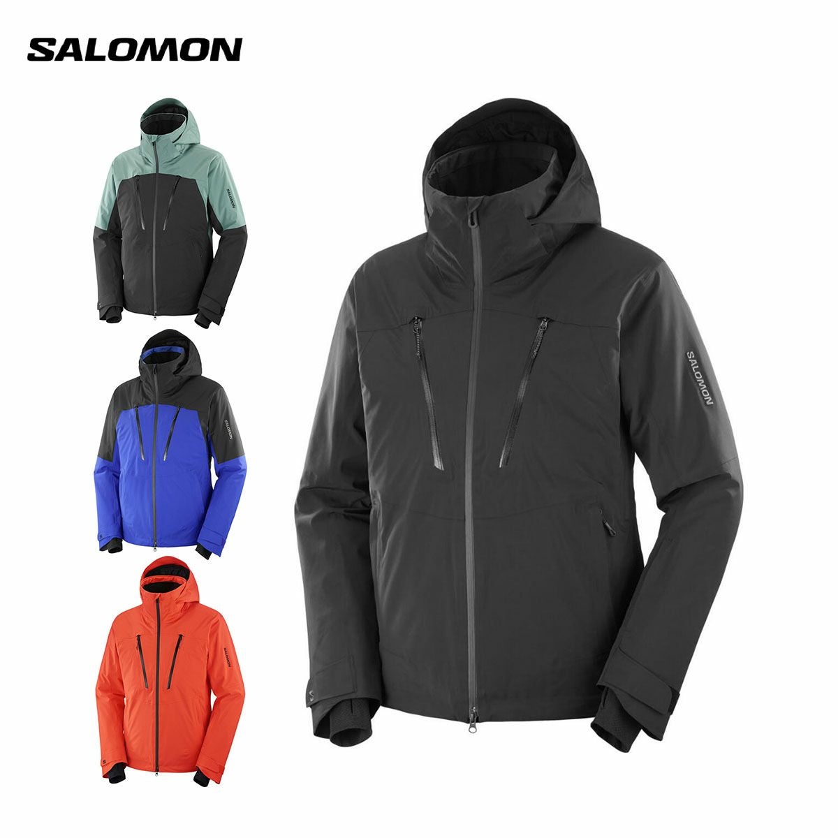 サロモン　スノーボードウェア　スキーウェア　セットアップ　撥水　灰色　XL 2021-2022 NEWモデル】Salomon（サロモン）スキーウェアのご紹介！