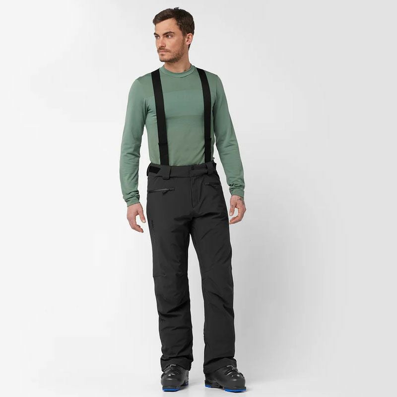 SALOMON スノーボードパンツ グレー スキーウェア スキーパンツ パンツ SALOMON サロモン メンズ 2025 EDGE