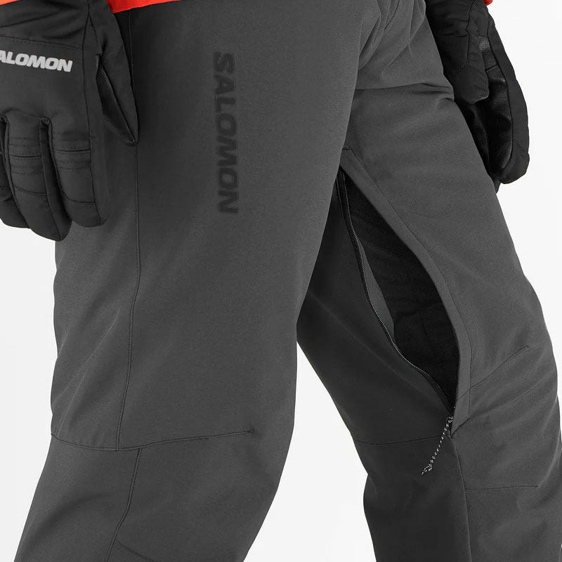 SALOMON スノーボードパンツ グレー スキーウェア スキーパンツ パンツ SALOMON サロモン メンズ 2025 EDGE