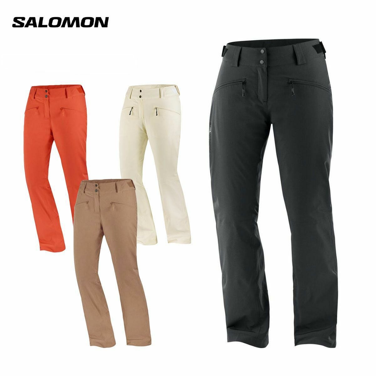 【最終値下げ】サロモンSalomonスノーボードスキーウェア下XSベージュ SALOMON（サロモン） 24-25 SALOMON ABSOLUTE 3L JACKET W