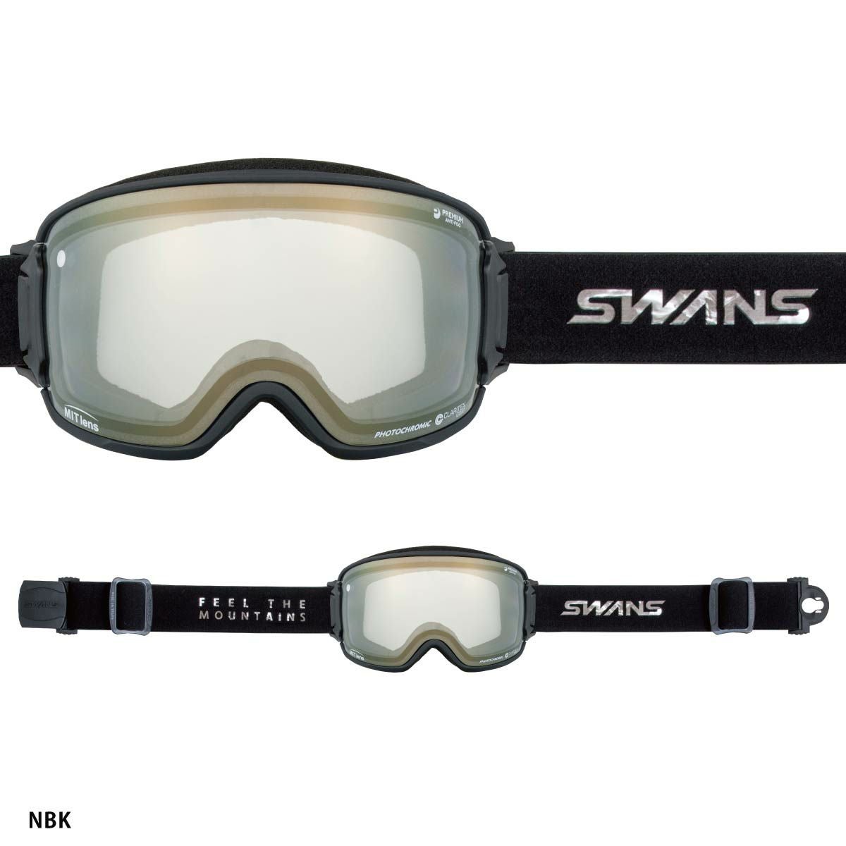 ふじっちょ　SWANS RIDGE LINE ゴーグル マットブラック 楽天市場】スワンズ SWANS スキー スノーボードゴーグル 眼鏡対応