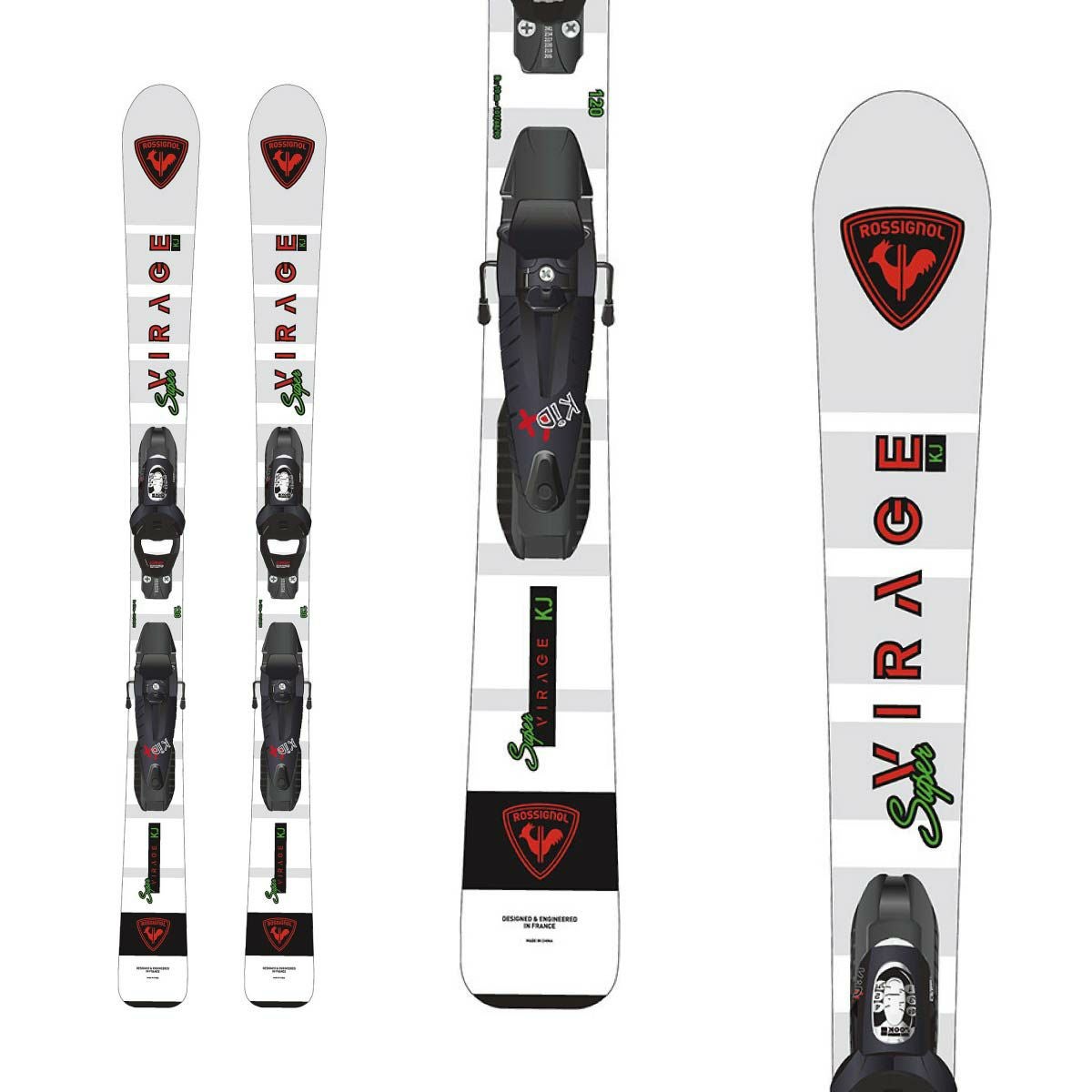 Jr.スキーセット　ロシニョール ROSSIGNOL（ロシニョール） Jrスキー4点セット HERO-J XELIUM