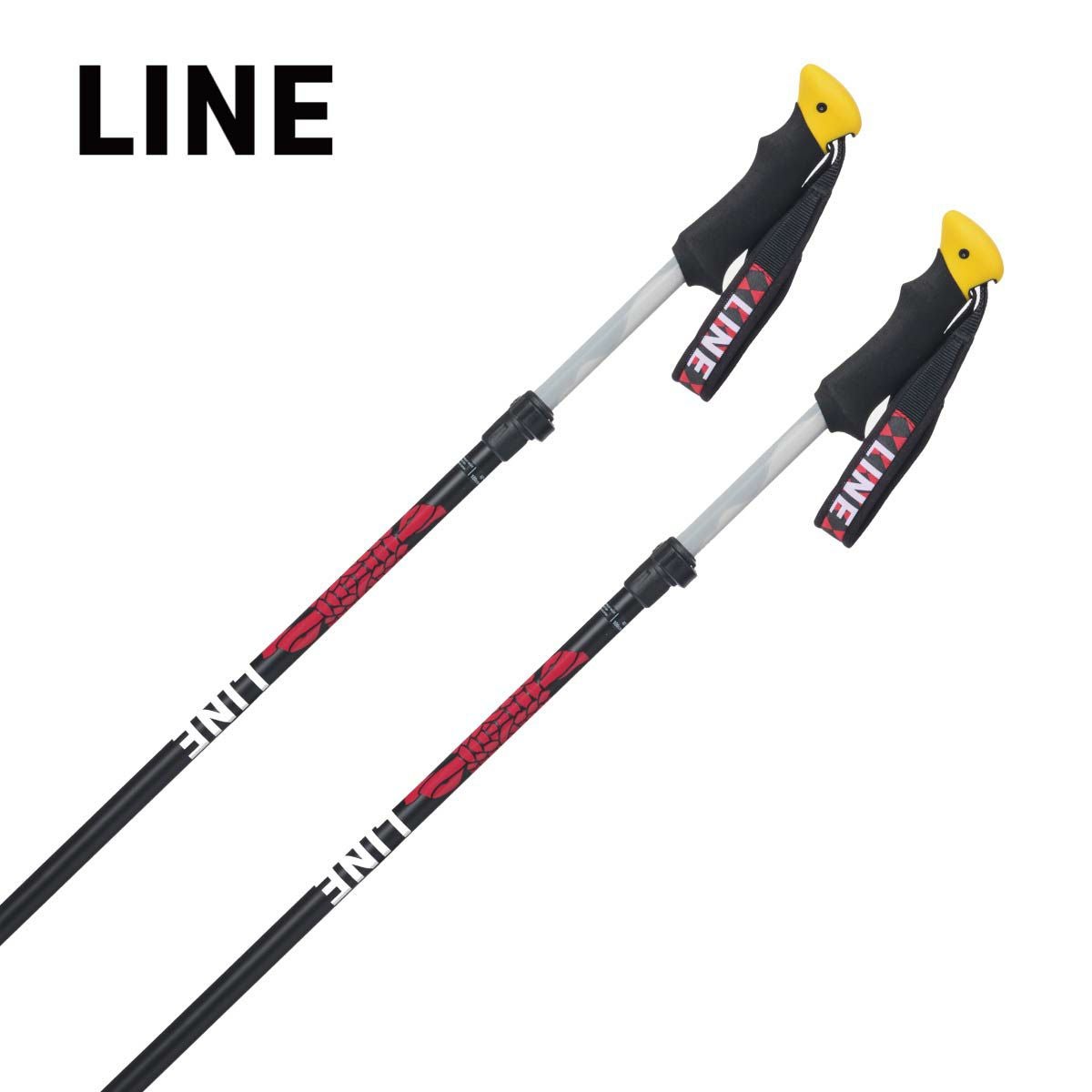 LINE ライン スキー ポール ストック 伸縮式 2026 SLIDER