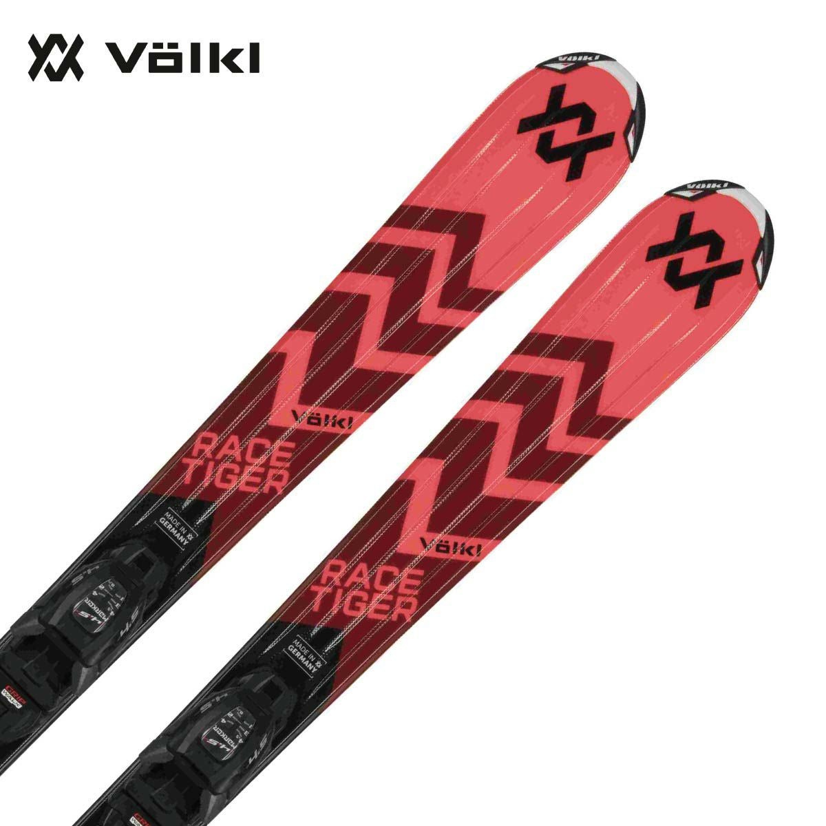 VOLKL フォルクル スキー板 キッズ ジュニア 2025 RACETIGER JR RED +