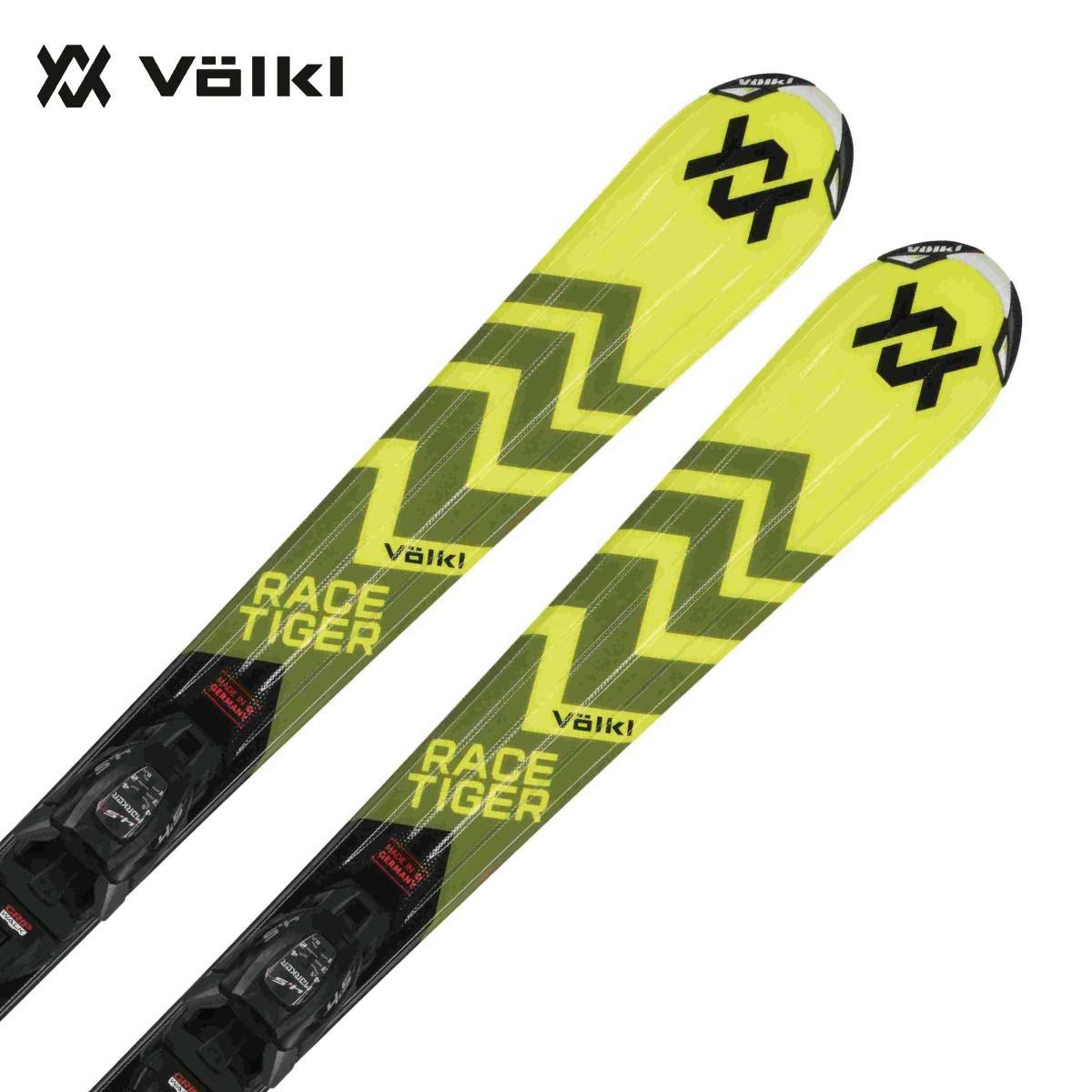 VOLKL フォルクル スキー板 キッズ ジュニア 2025 RACETIGER JR YELLOW