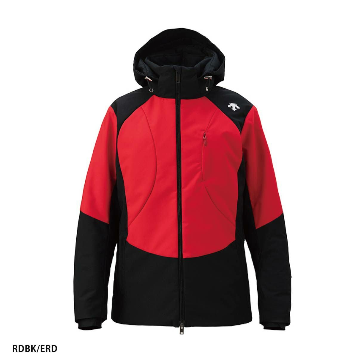 早い者勝ち！DESCENTE スキーウェアセット 140 黒/赤 手袋付き DESCENTE（デサント） ジュニアスキーウェア 上下セットDWJUJH91(2023