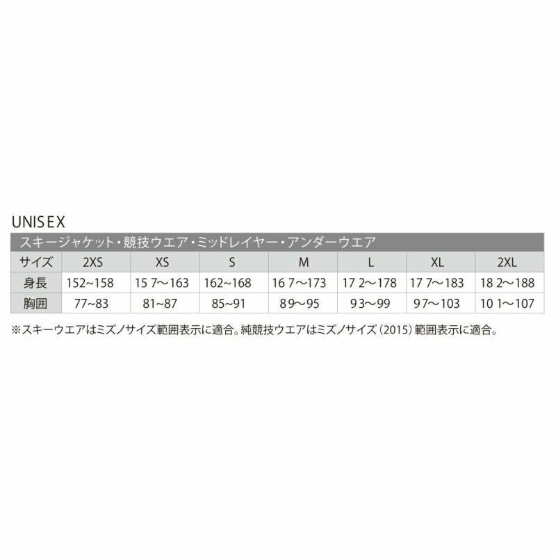 スキーウェア メンズ スキージャケット ミズノ MIZUNO レディース 2025