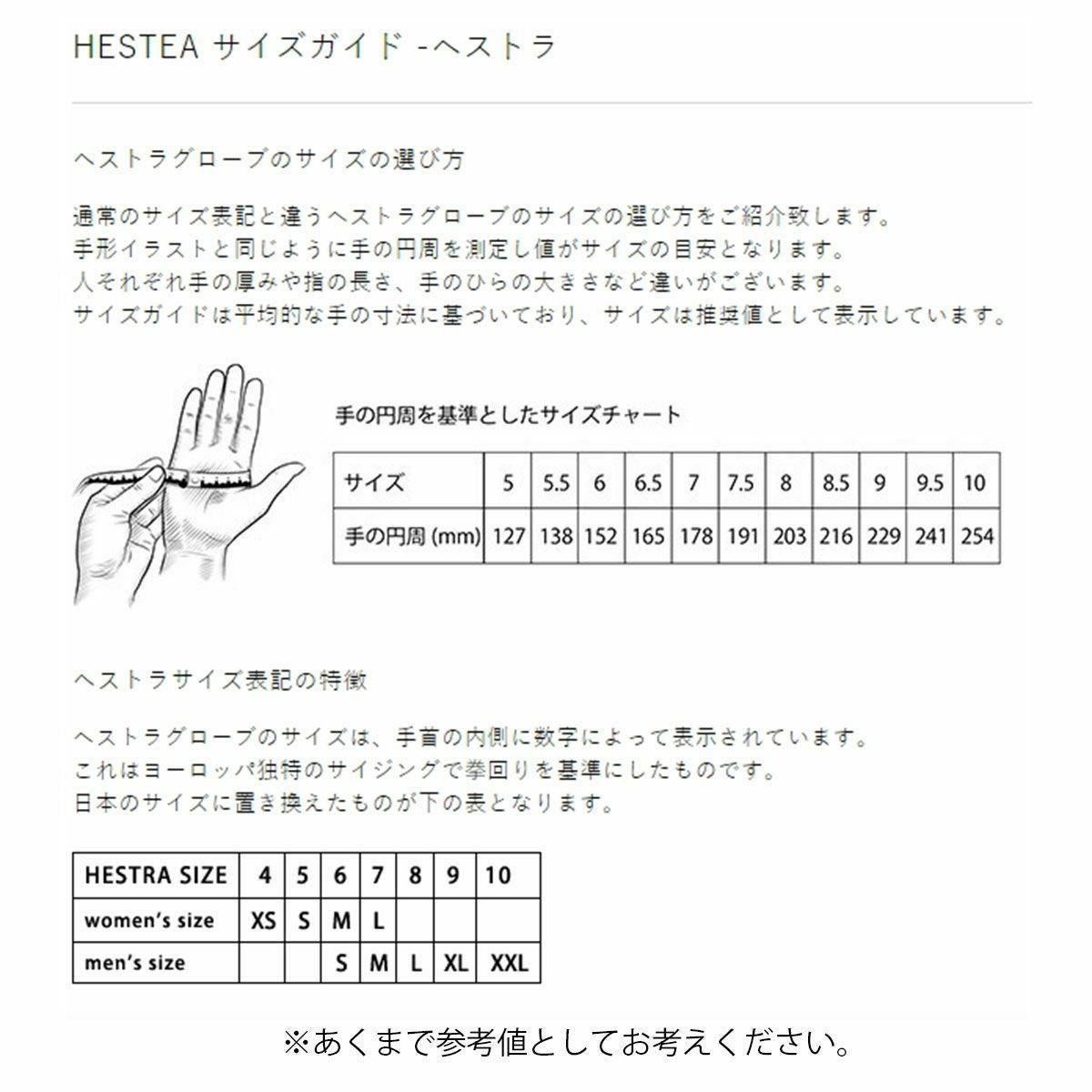 HESTRA ヘストラ スキーグローブ メンズ レディース＜2025＞33872