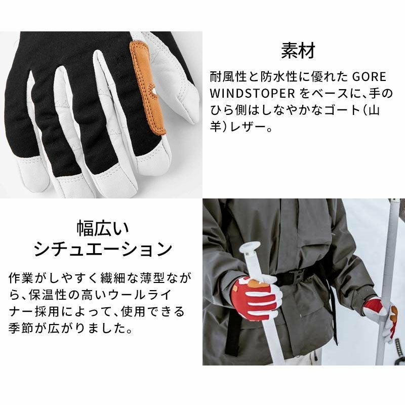 HESTRA ヘストラ スキーグローブ メンズ レディース 2027 31190 / Ergo