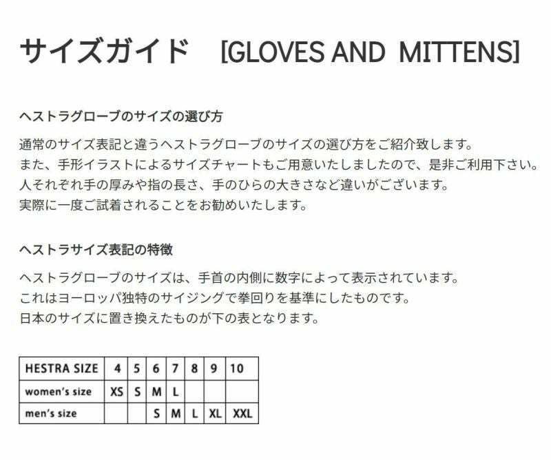 HESTRA ヘストラ スキーグローブ メンズ レディース ＜2025＞ 20210