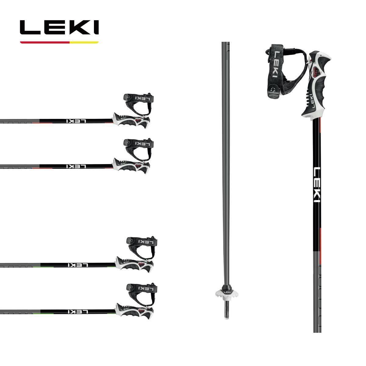 Leki Detect S スキーポールストック 115CM LEKI レキ スキー ポール ストック 2025 BOLD LITE S ならタナベ
