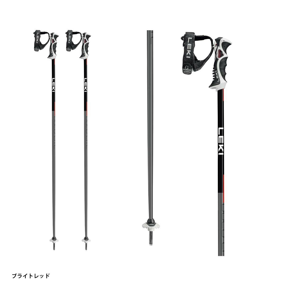 LEKI スキー用ストック 117cm SL用 LEKI レキ スキー ポール ストック 2025 BOLD LITE S ならタナベ