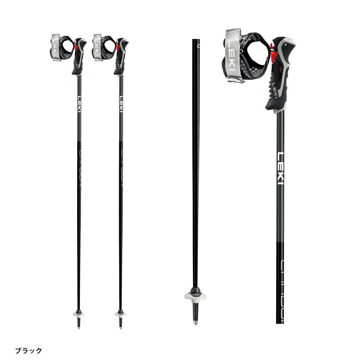 LEKI レキ スキー ポール ストック 2026 CARBON 14 3D / 653 67901