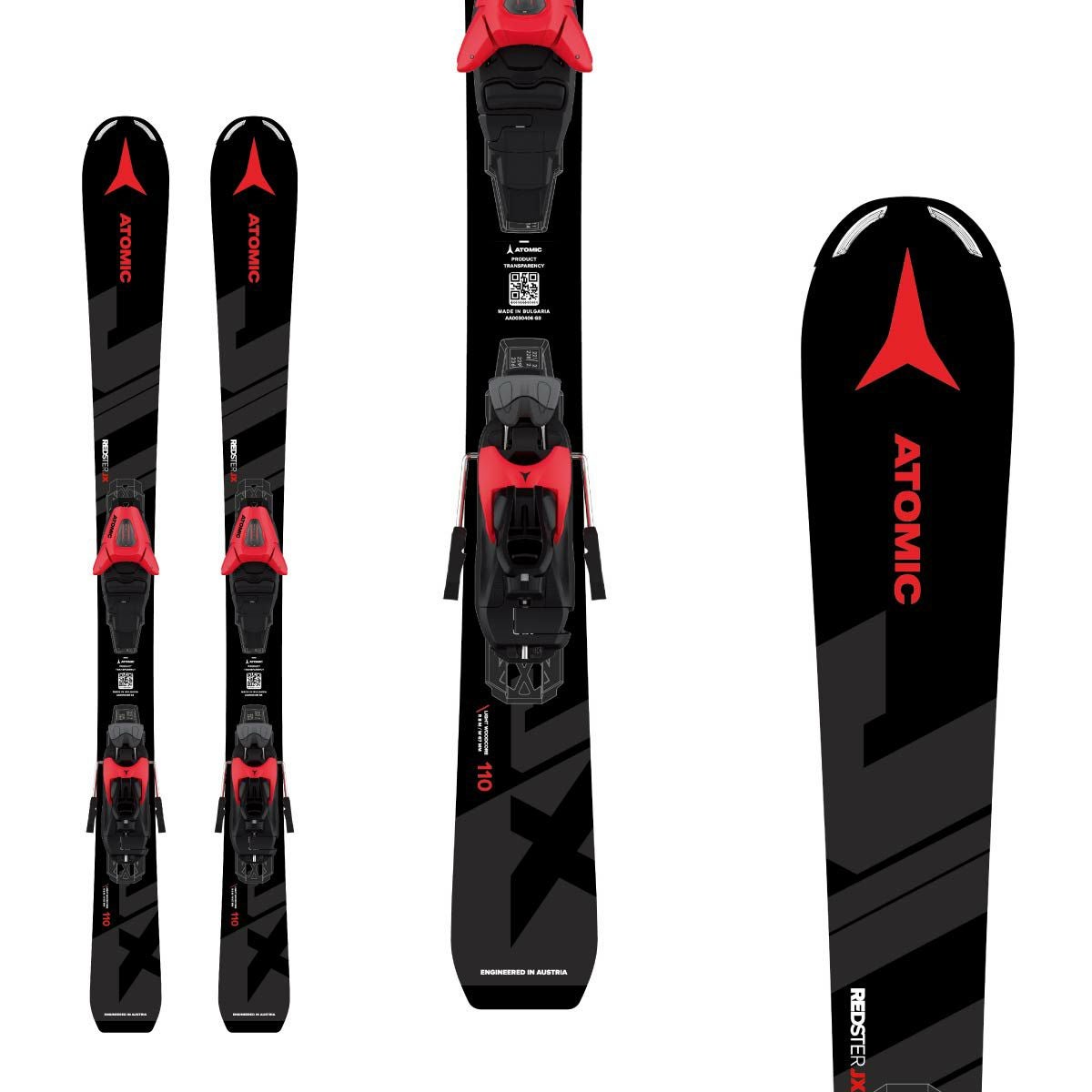 Atomic Redster JX スキー 130➕ストックサービス ATOMIC アトミック スキー板 キッズ ジュニア 2026 REDSTER JX + C 5