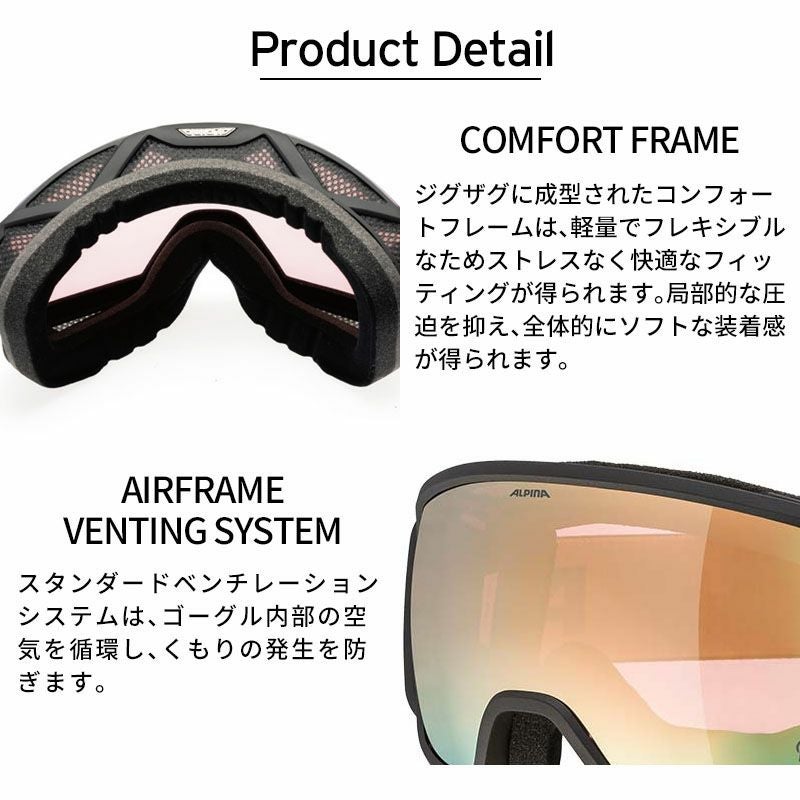 スキーゴーグル アルピナ ゴーグル ALPINA メンズ レディース 2025