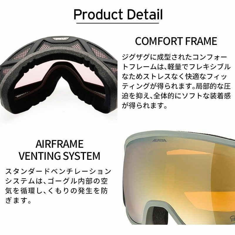 スキーゴーグル アルピナ ゴーグル ALPINA メンズ レディース 2026